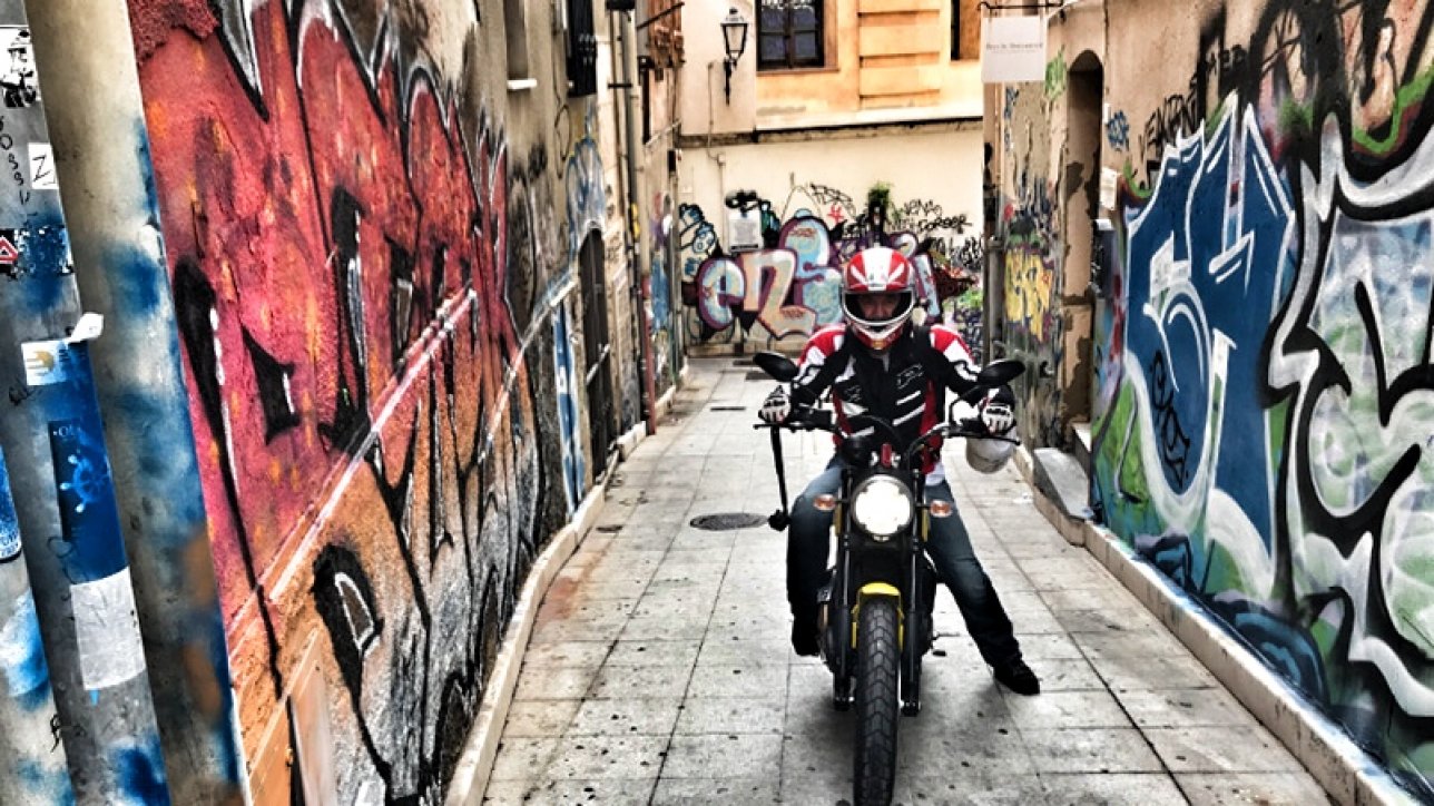 ARMIN ON BIKE on Scrambler Ducati | Photo: Private
