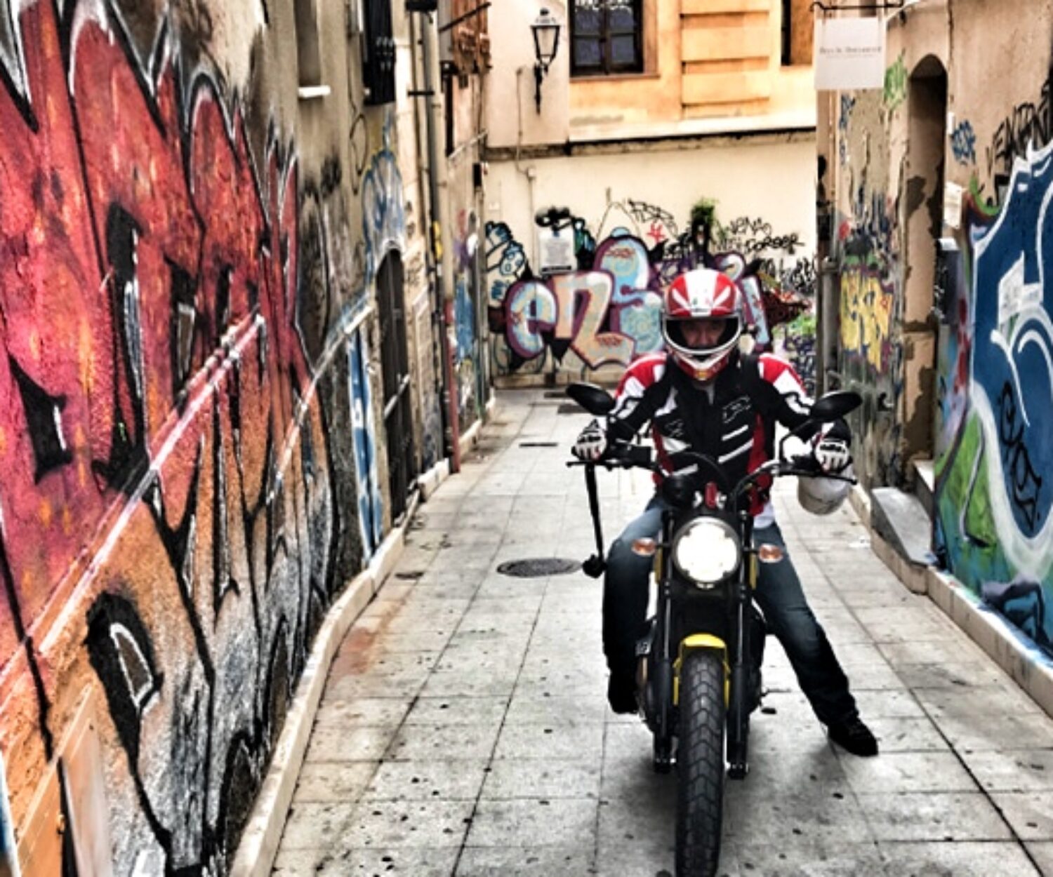 ARMIN ON BIKE on Scrambler Ducati | Photo: Private