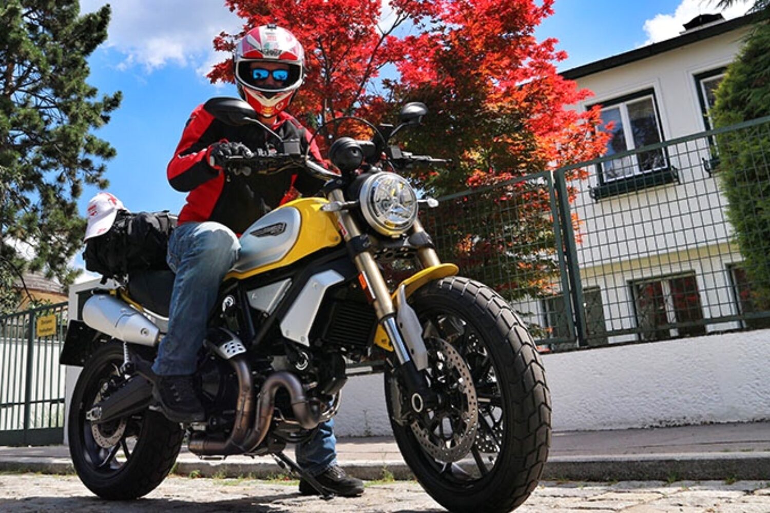 Armin on Scrambler Ducati 1100 | Photo: Armin Hoyer - arminonbike.com