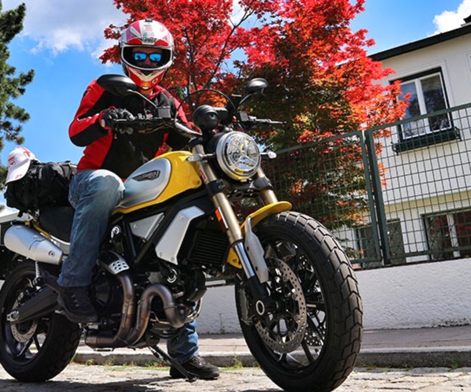 Armin on Scrambler Ducati 1100 | Photo: Armin Hoyer - arminonbike.com