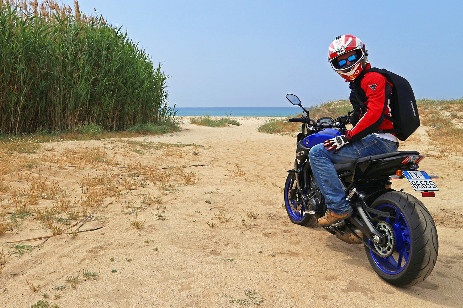 Armin on Yamaha MT-09 | Photo: Armin Hoyer