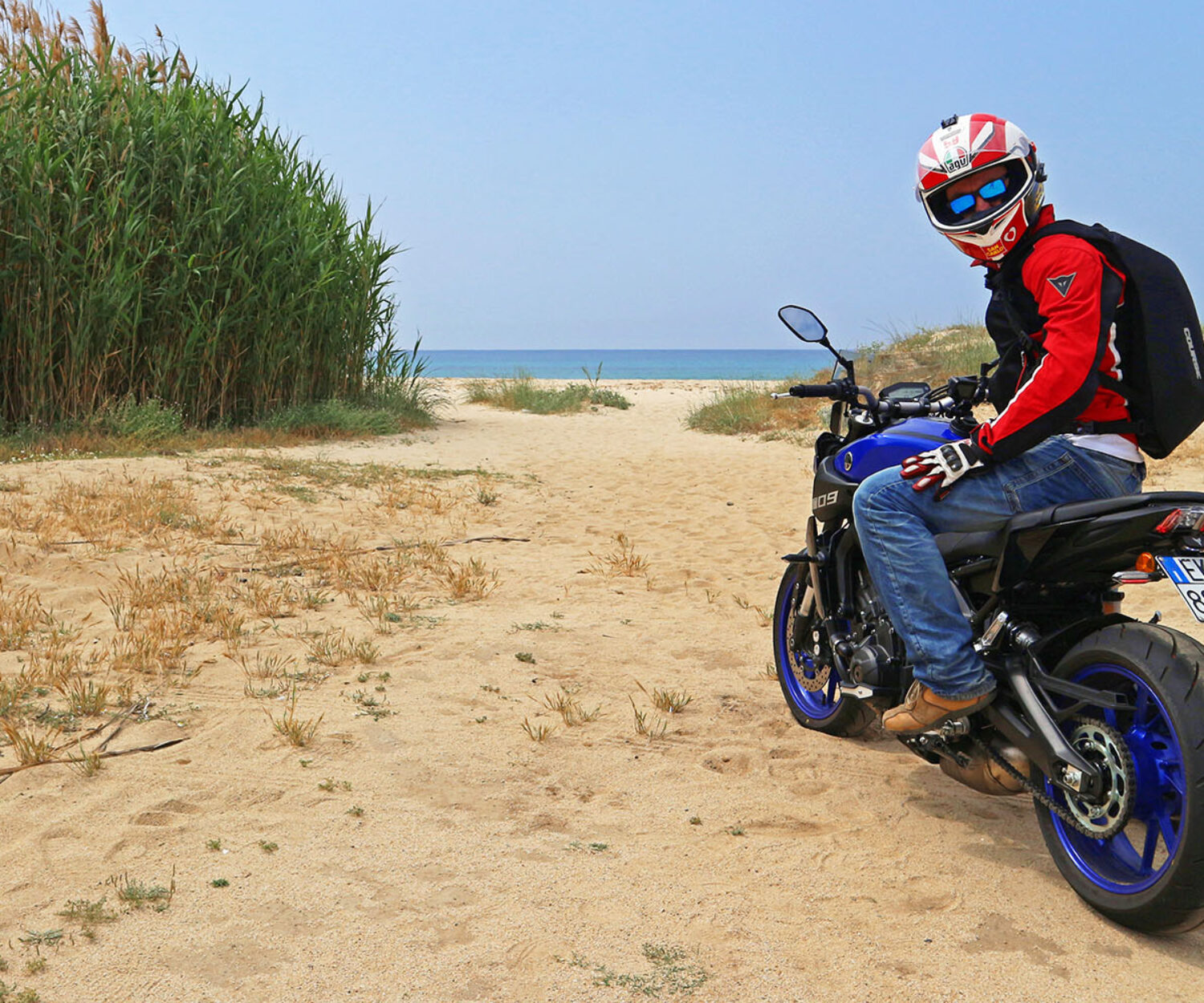 Armin on Yamaha MT-09 | Photo: Armin Hoyer