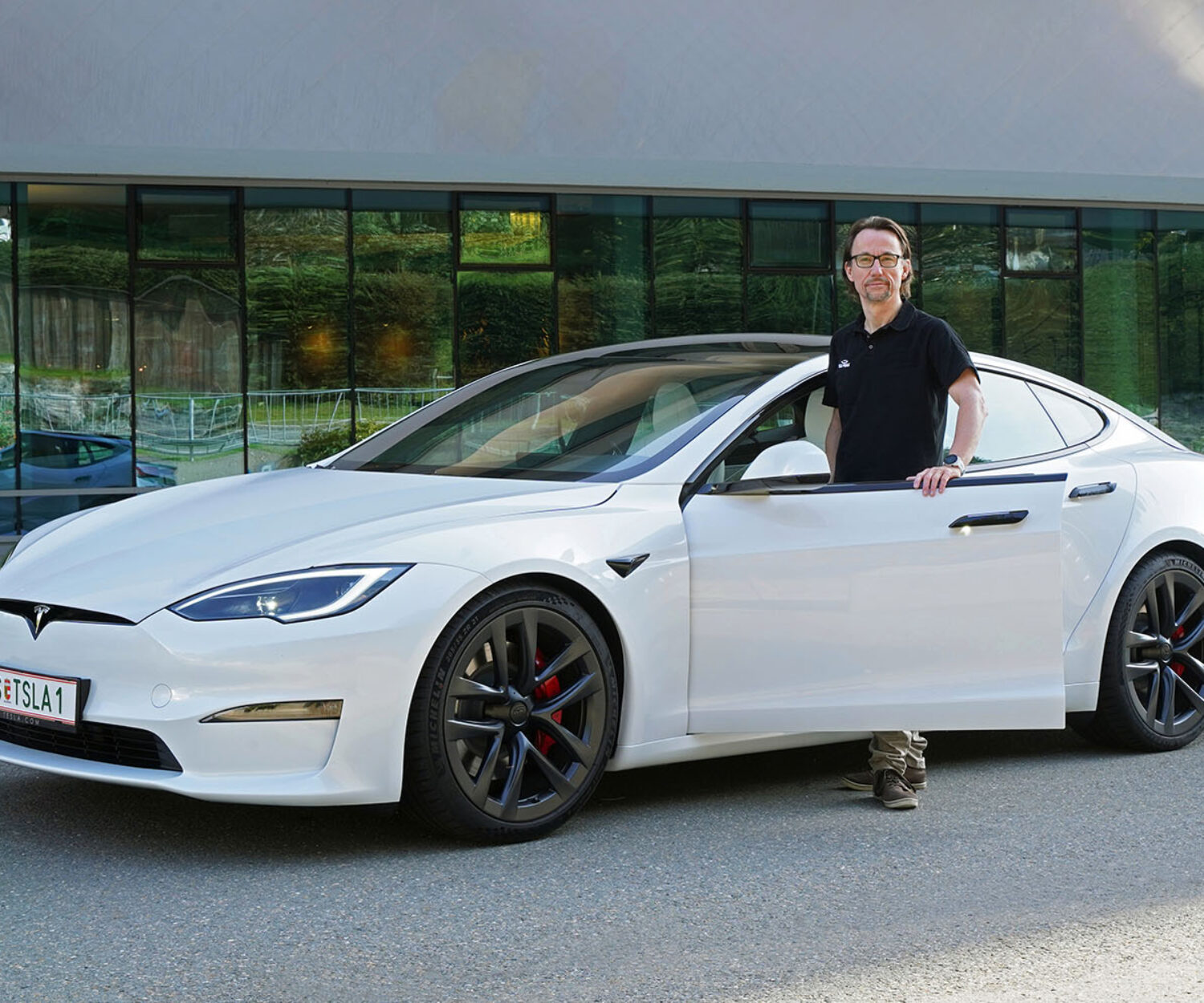 TeslaModel S Plaid in Kitzbühel